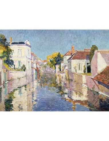 Un canal en Burano, Venecia