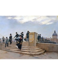 En el Pont des Arts, París (detalle)