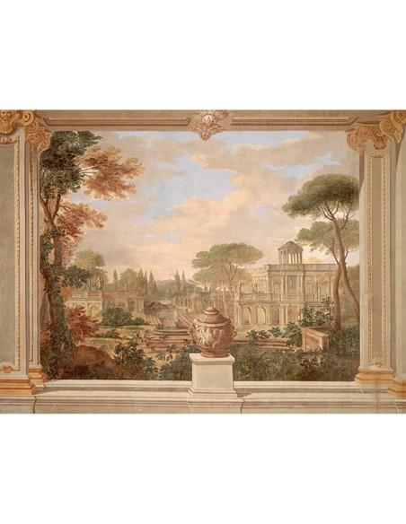 Fresco del paisaje romano