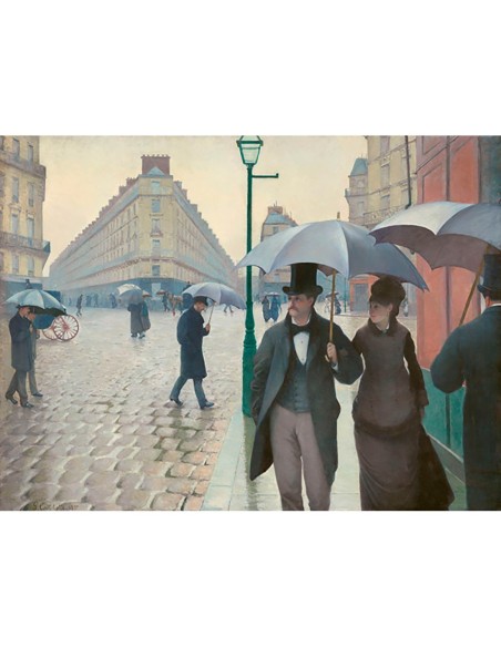 Calle París, día lluvioso