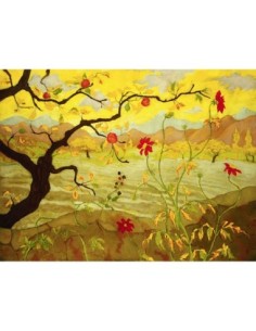 Manzano con frutos rojos