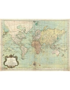 Ensayo de una carta reducida del Globe Terrestre, 1778