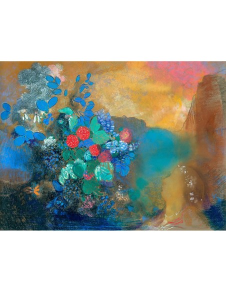 Ofelia entre las flores