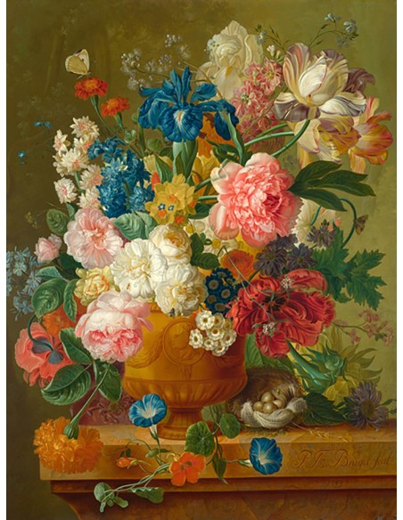 Flores en un jarrón