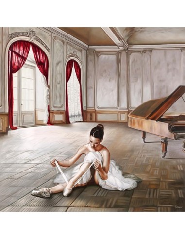 Preparándose para el baile