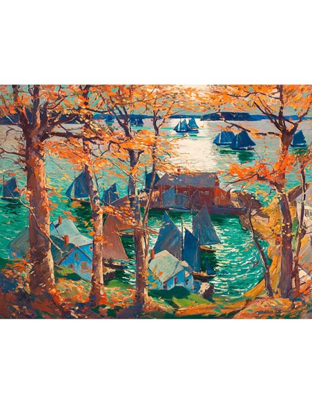 Atardecer romántico en Maine