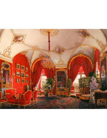 Interiores del Palacio de Invierno: el Cuarto Apartamento Reservado