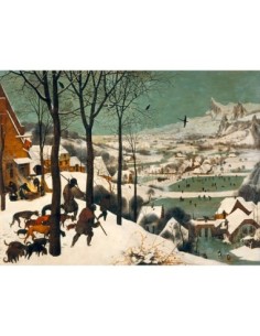 Cazadores en la nieve (invierno)