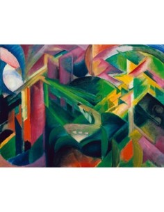 Ciervos en el jardín de un monasterio