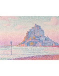 Monte Saint-Michel, puesta de sol