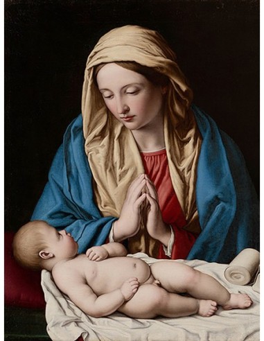 María adorando al Niño