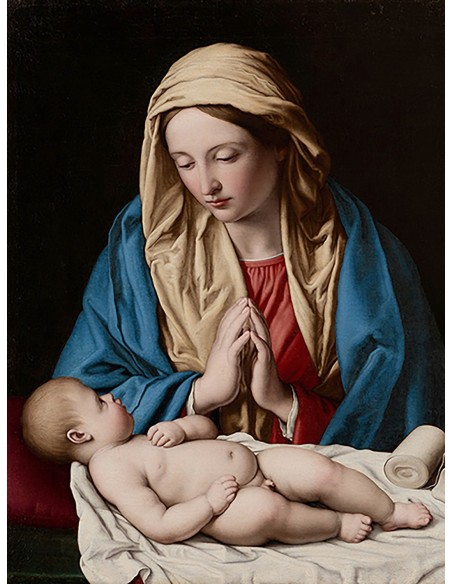 María adorando al Niño