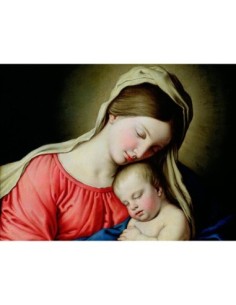 Santísima Virgen con el Niño (detalle)