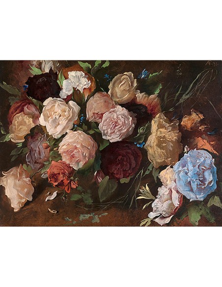 Estudio de flores, 1871