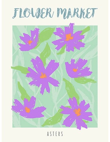 Mercado de flores: Asters