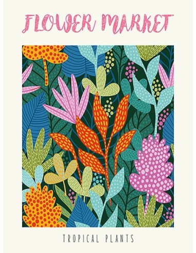 Mercado de flores: Plantas tropicales