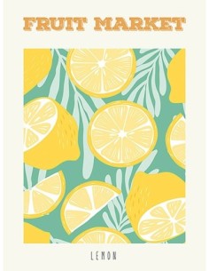 Mercado de frutas: Limón