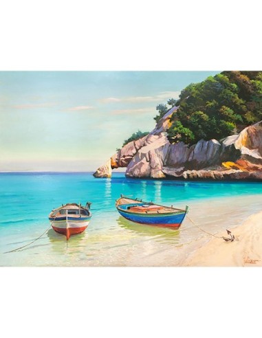 Barcos en la cala, Cerdeña