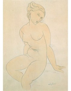 Desnudo femenino sentado