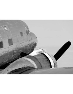 Avión de hélice vintage