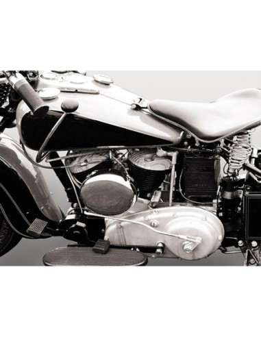 Motor V-Twin americano clásico (detalle)