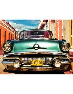 Coche americano clásico en La Habana, Cuba