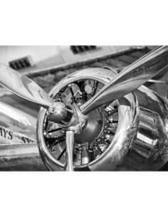 Hélice de avión vintage