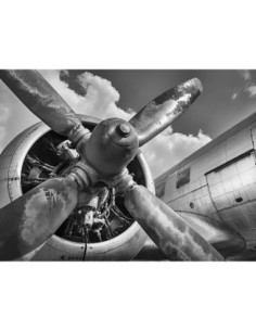 Hélice de avión vintage