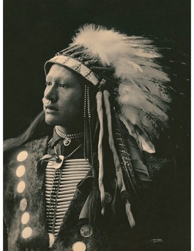 Oso de cuerno hueco de John, sioux, 1898
