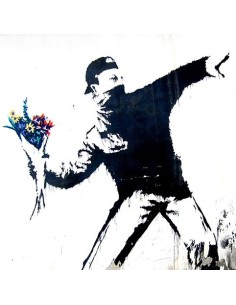 Belén, Palestina (graffiti atribuido a Banksy, detalle)