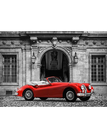 Coche de lujo frente al Palacio Clásico