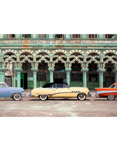 Autos estacionados en La Habana, Cuba