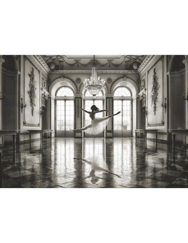 Bailarina en un salón de palacio