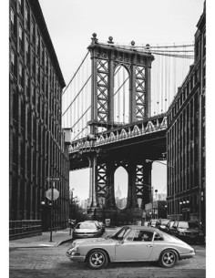 Por el puente de Manhattan (BW)