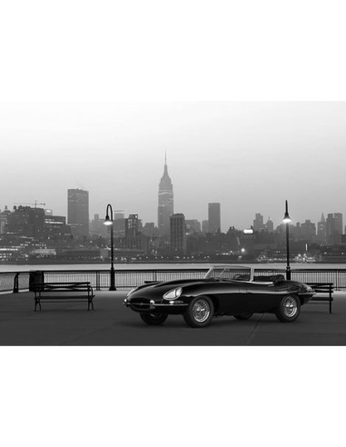 Spyder vintage en Nueva York (BW)