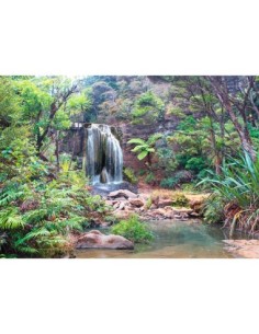 Cascada de la selva tropical (detalle)