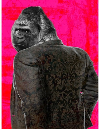 Mono con traje (versión pop)