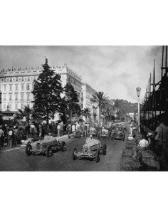 Inicio del Gran Premio de Niza de 1933