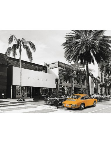 Rodeo Drive, Beverly Hills, California (BW)