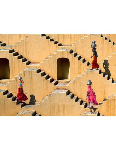 Pozo escalonado en Jaipur, India