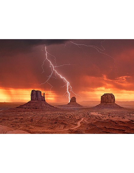 Tormenta en Monument Valley, Utah