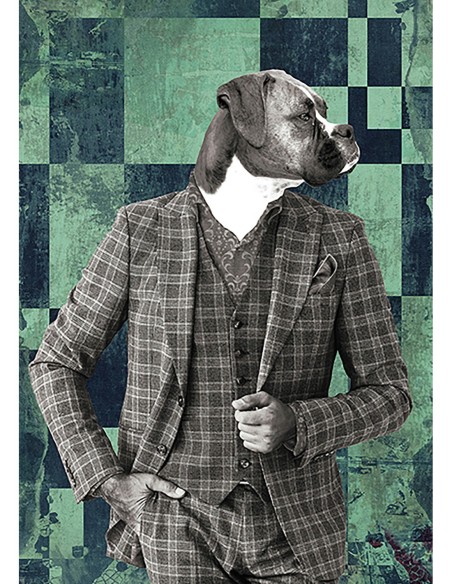 Caballero 1 (blanco y negro)