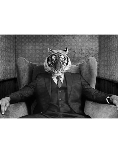 El tigre (blanco y negro)