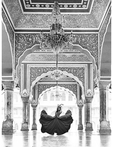 Palacio en Jaipur, India (BW)