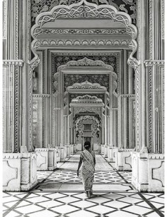 Puerta Patrika, Jaipur, India (BW)