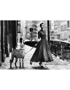 Paseando a la mascota en Londres, 1950