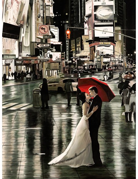 Romance en Nueva York (detalle)
