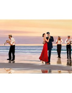 Romance en la playa (detalle)