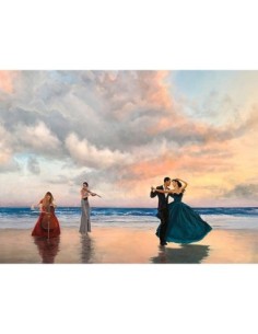 Bailando en la playa