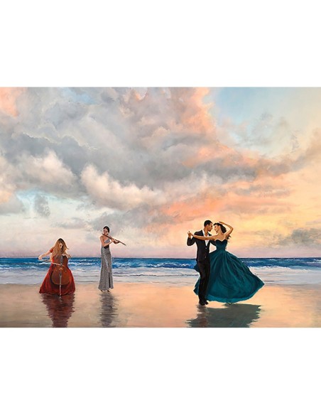 Bailando en la playa